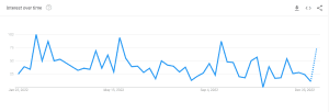 Jane Fraser Popularity on Google