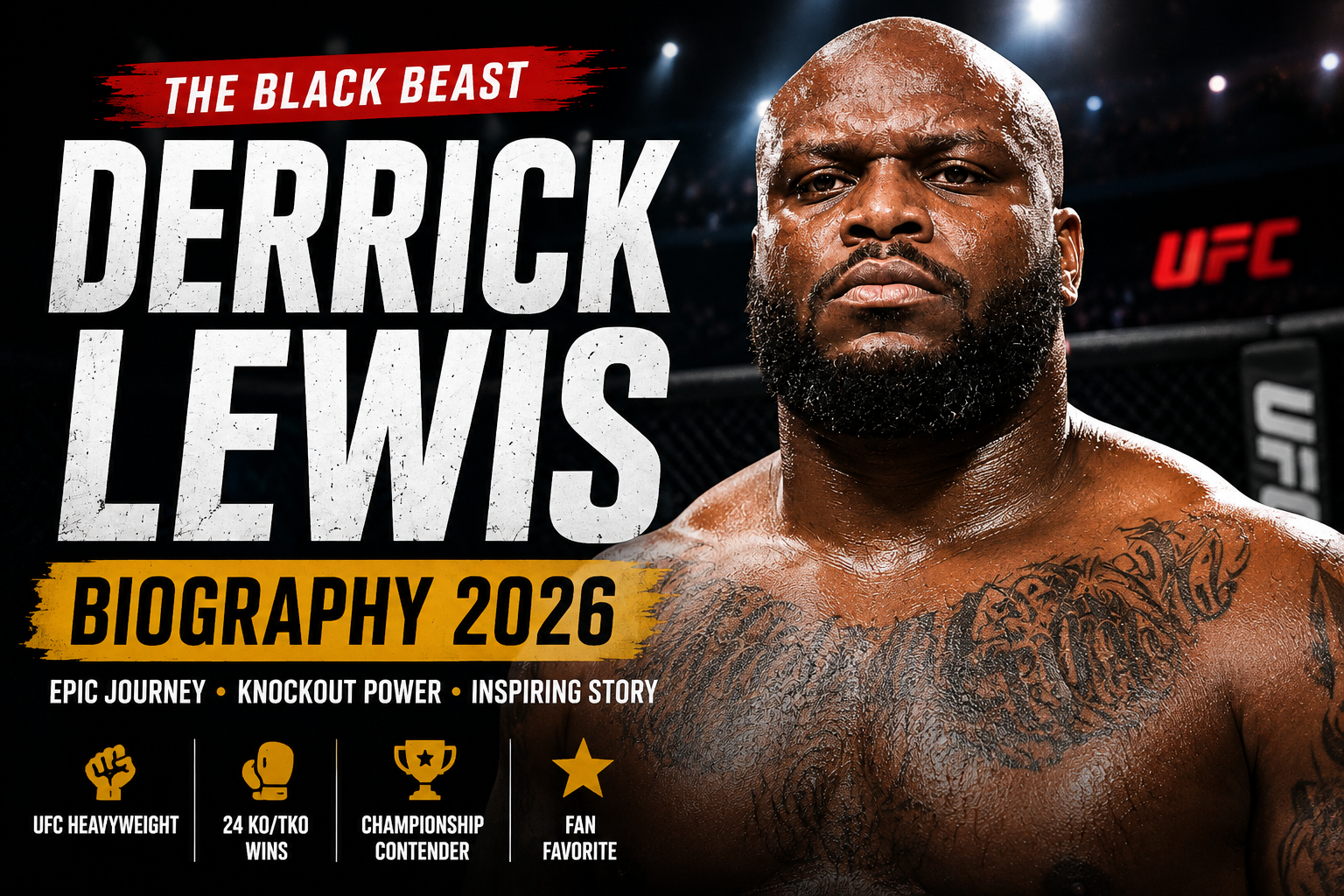 Derrick Lewis Biography 2026: Epic UFC Journey & Life