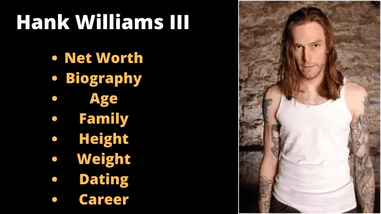 Hank Williams III – Net Worth, Age, Height, Bio 2024