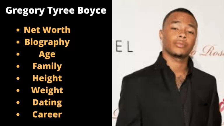 Gregory Tyree Boyce Bio, Net worth, Family, Career, Popularity, Facts 2024